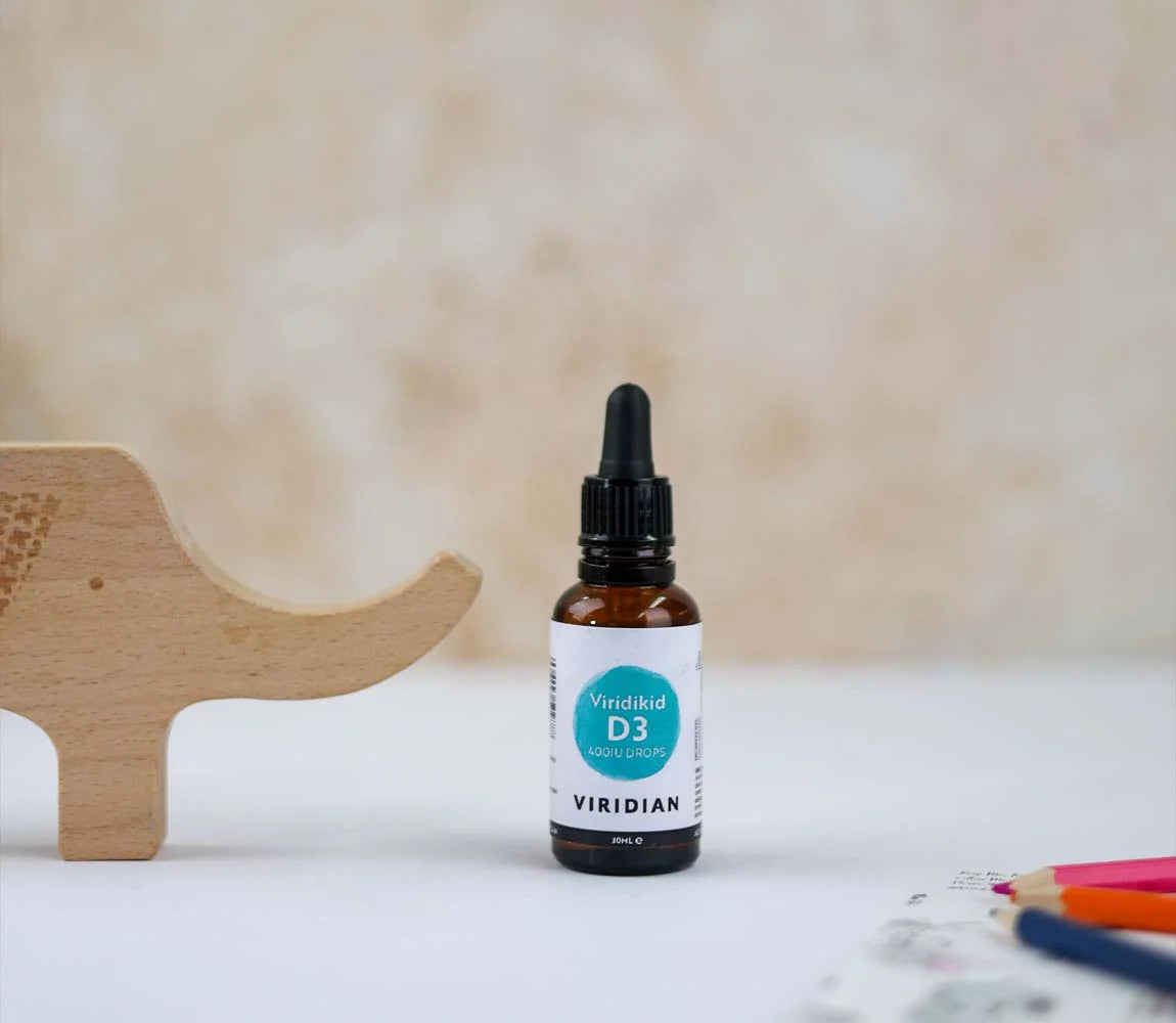 Viridikid lasten D3-vitamiinitipat 30 ml