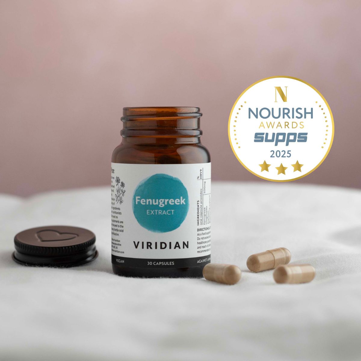 Viridian Fenugreek, Sarviapilauute 30 kaps