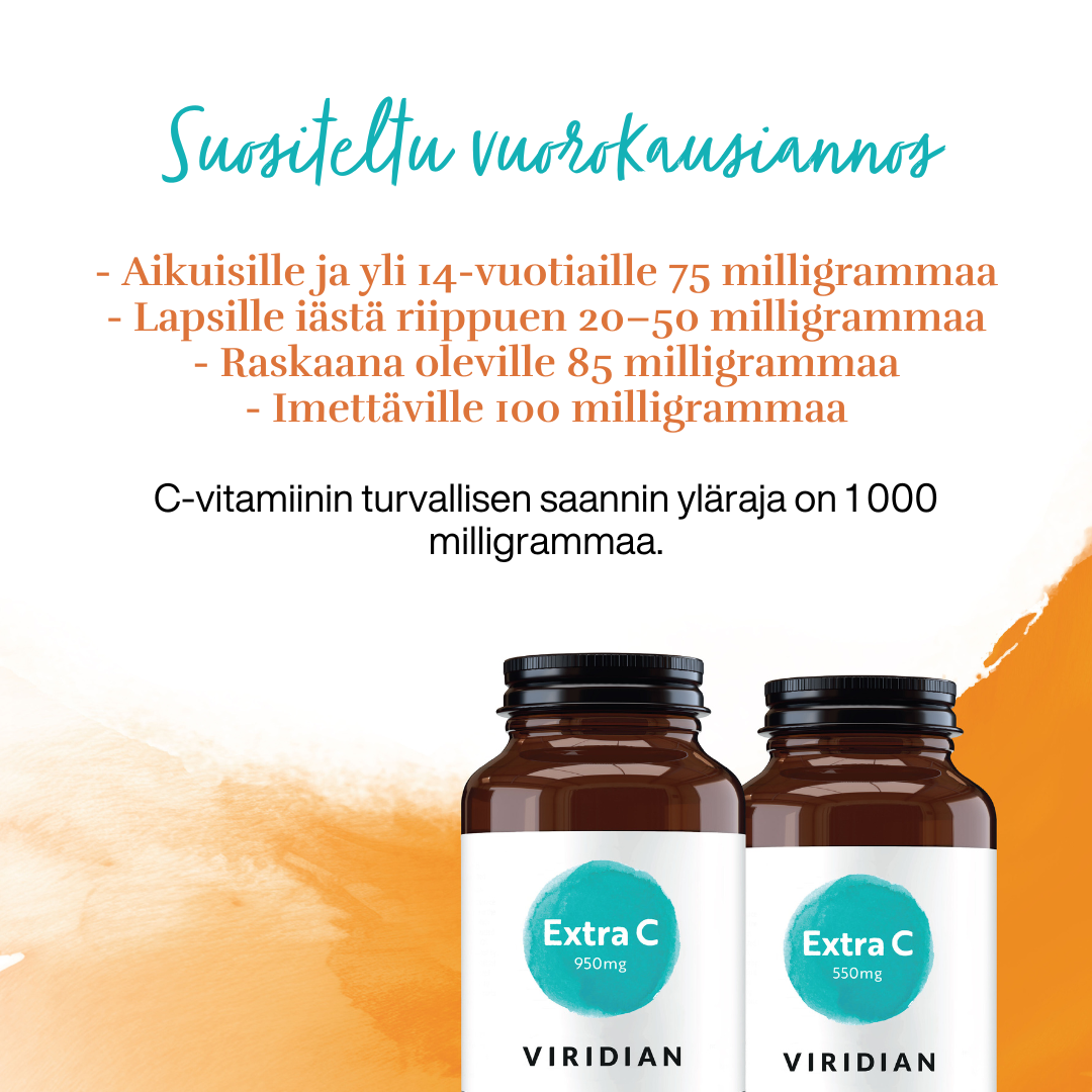 Viridian Extra C 550mg