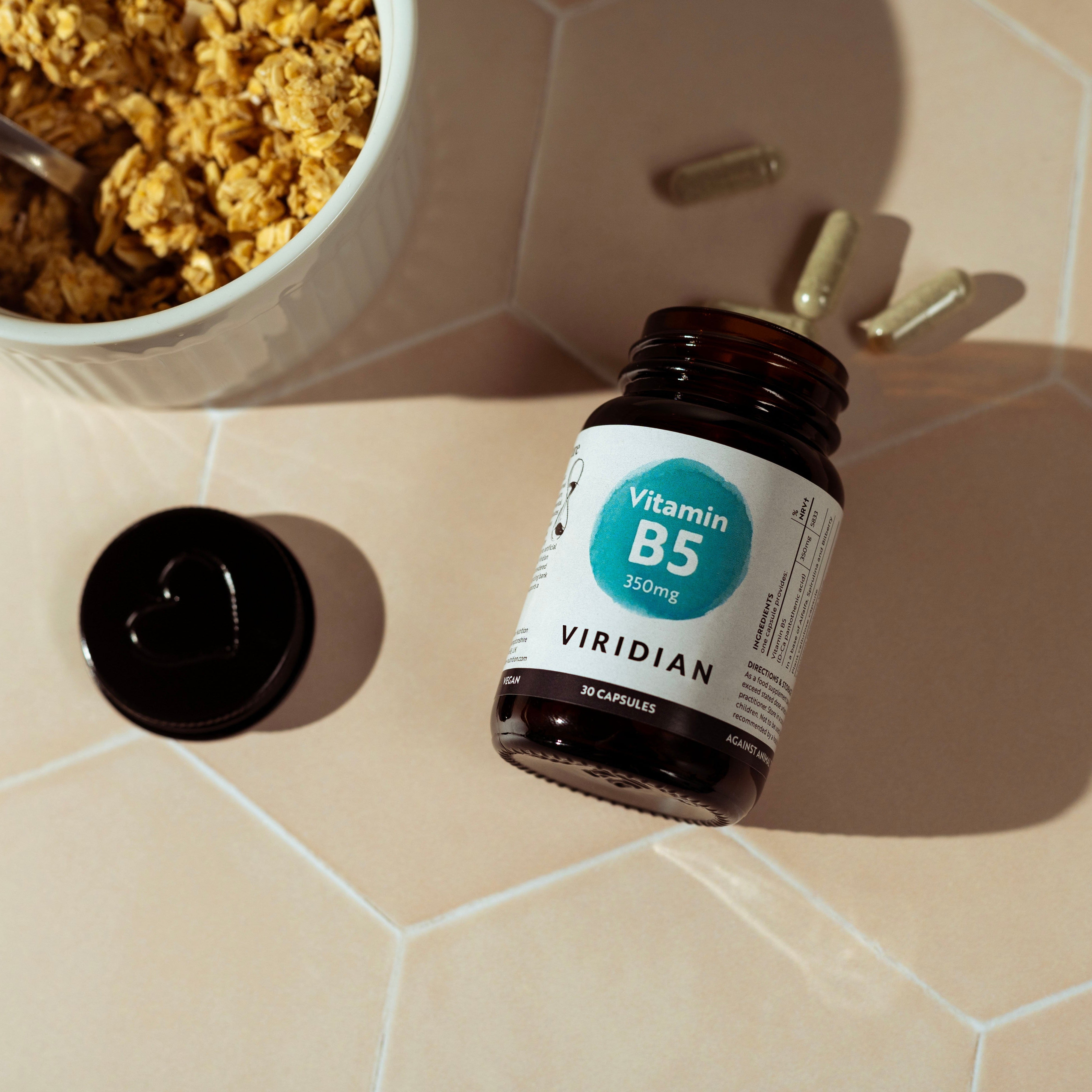 Viridian B5-vitamiini (pantoteenihappo) 350mg 90 kaps