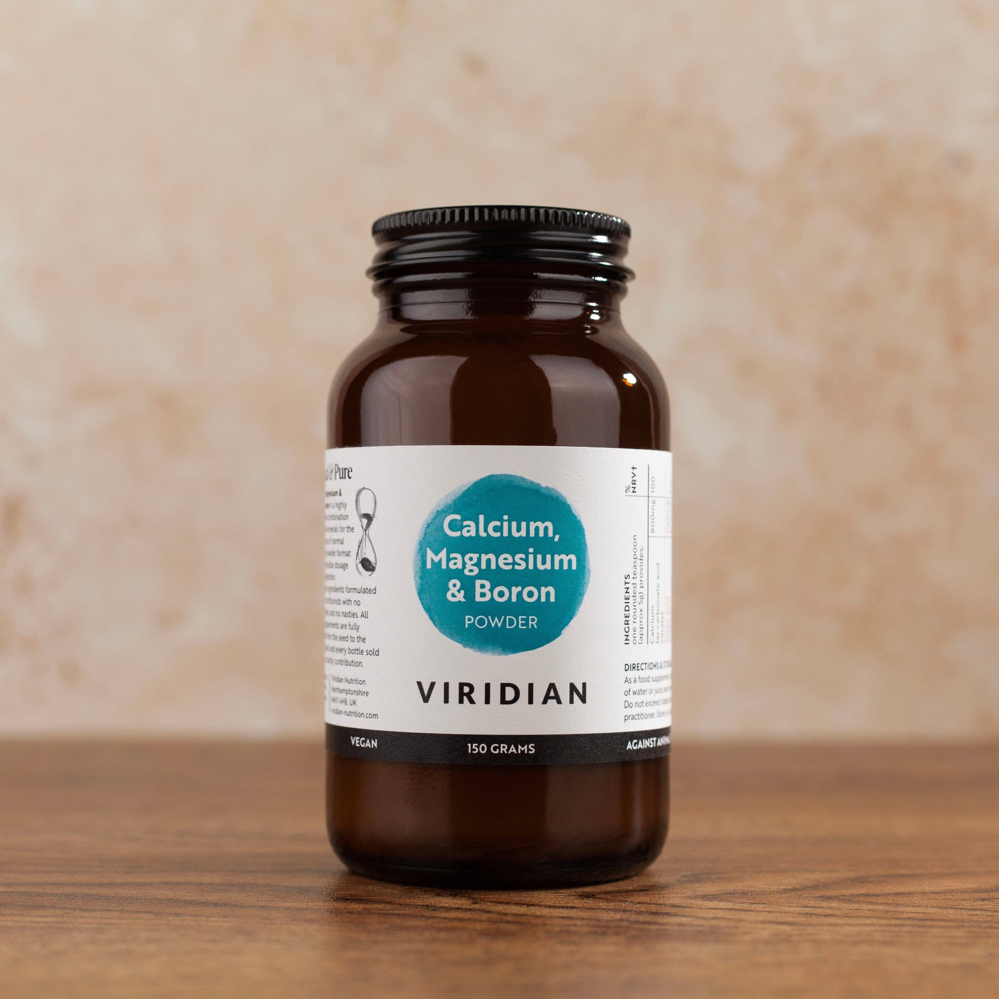 Viridian Kalsium-magnesium-boorijauhe 150 g