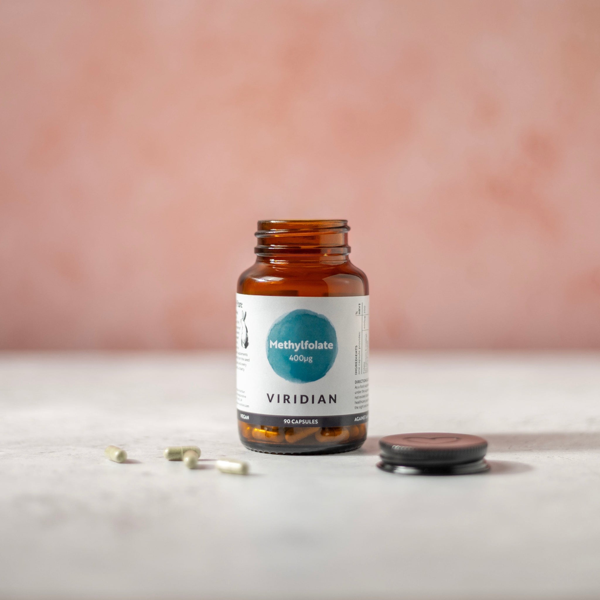 Viridian Metyylifolaatti 400µg 90 kaps