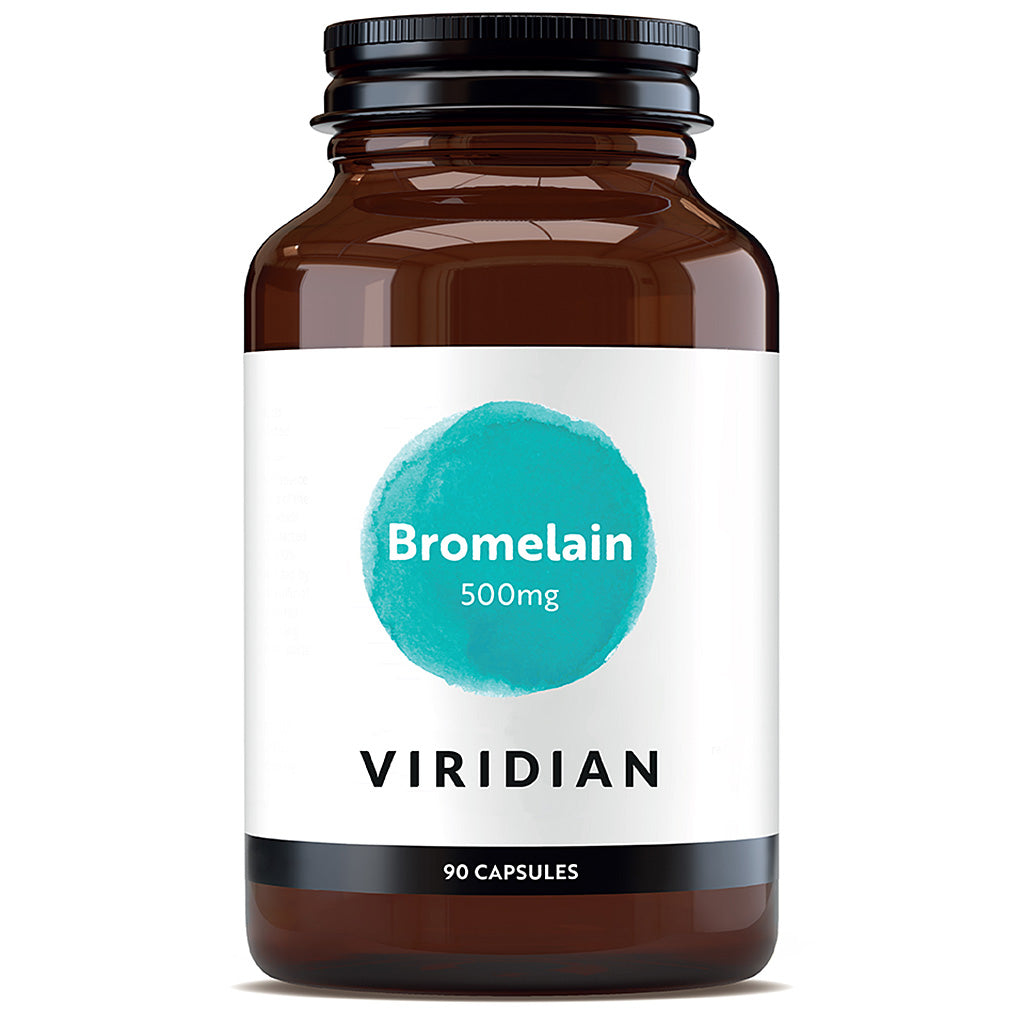 Viridian Bromelaiini 500 mg 90 kaps.