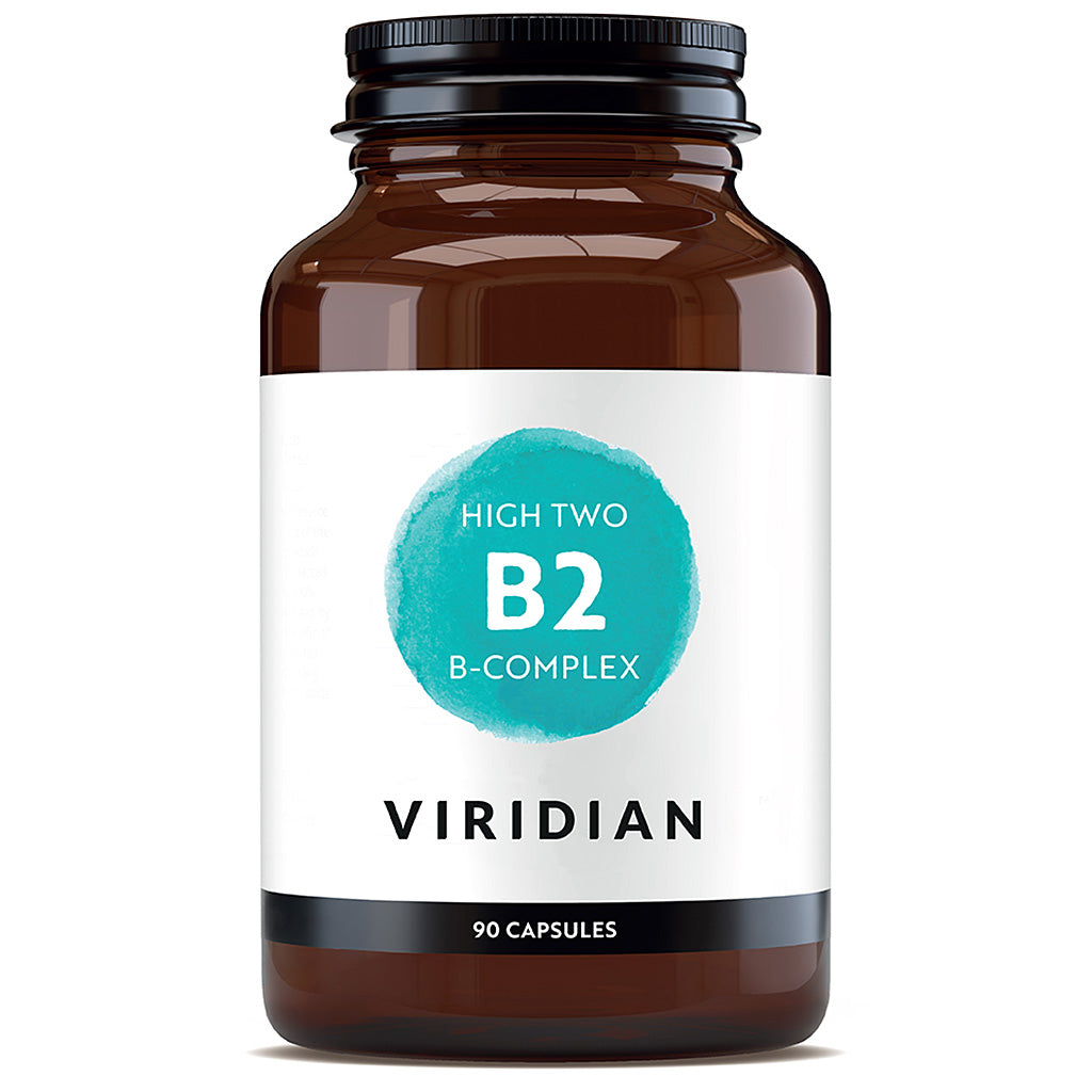 Viridian High B2-vitamiini 200 mg B-Complex 90 kaps.