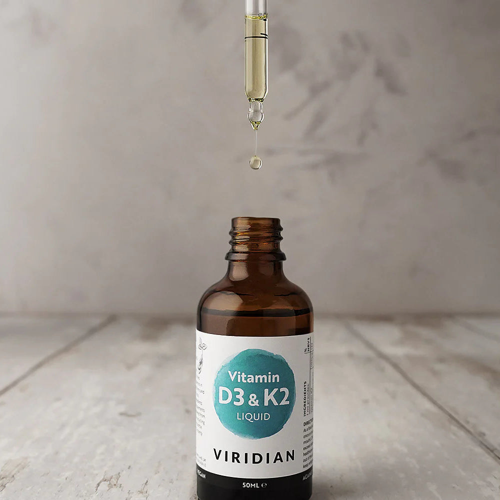 Viridian D3 & K2 vitamiinitipat 50 ml