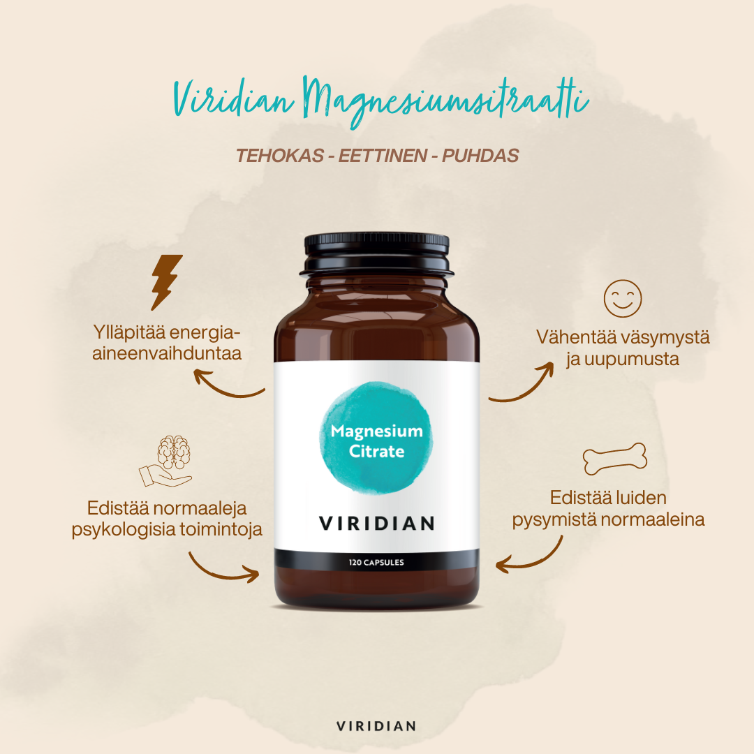 Viridian Magnesiumsitraatti