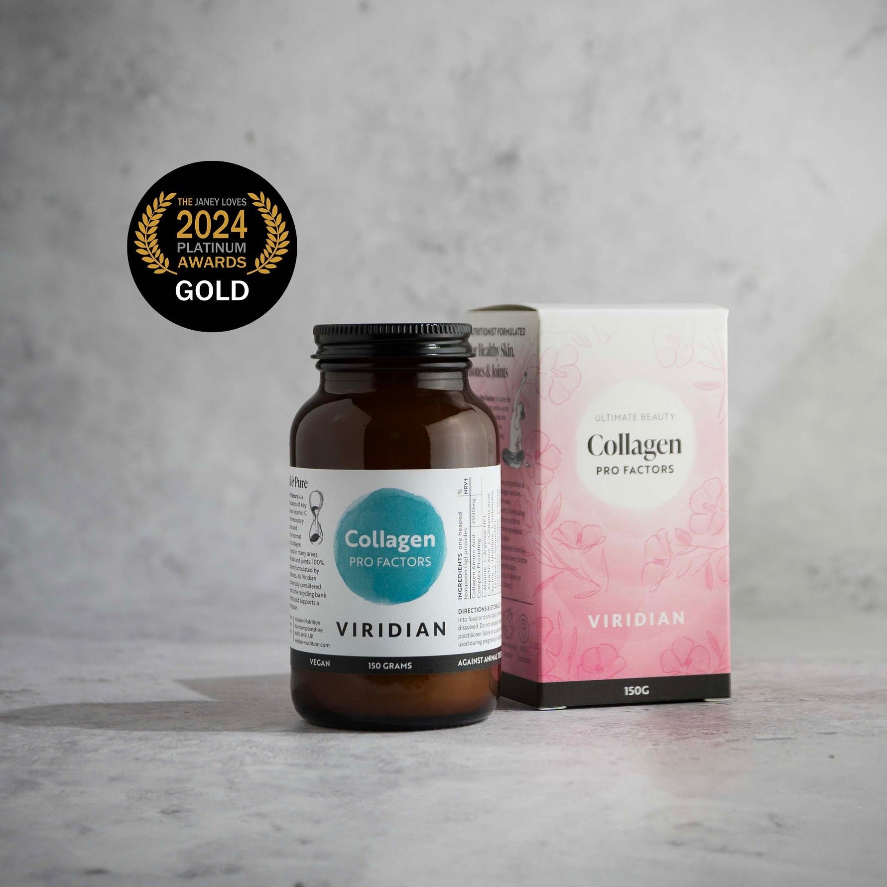 Viridian Beauty Kollageenijauhe 150 g | Päiväys tuote 1/26