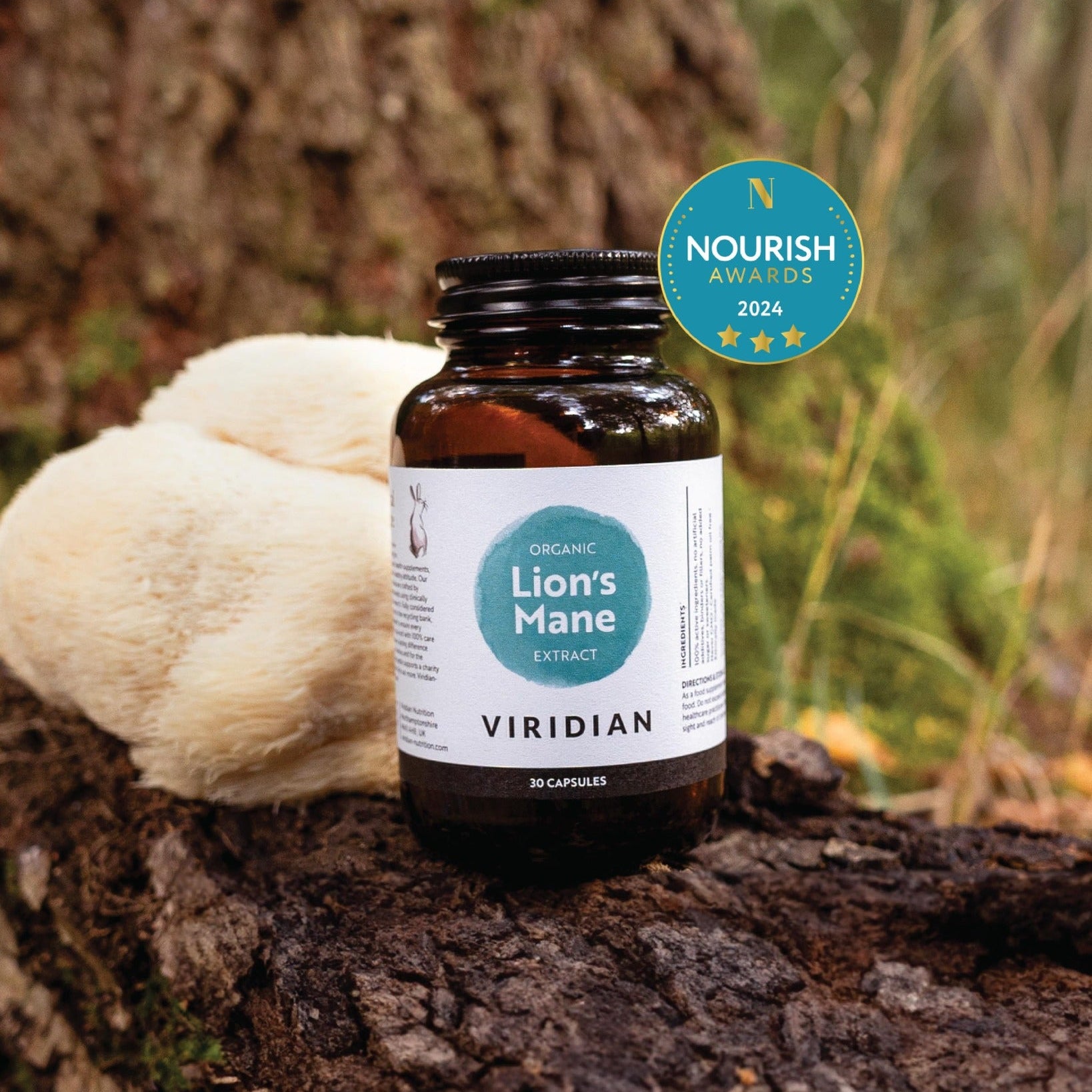 Viridian Luomu Lion´s Mane 30 kaps