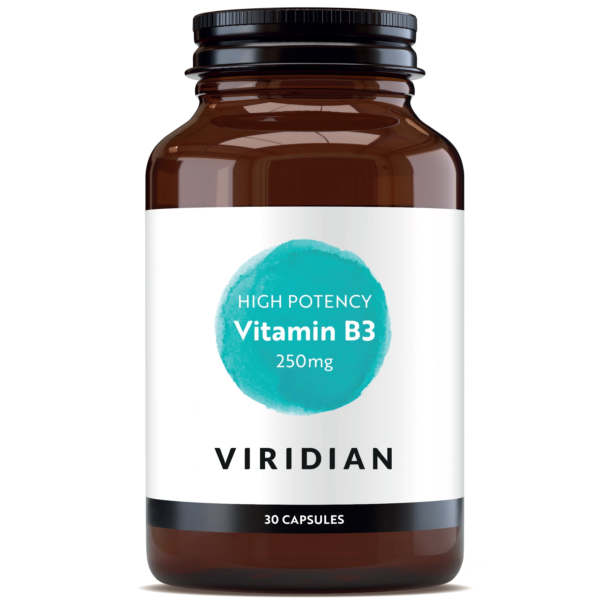 Viridian vahva B3-vitamiini 250 mg 30 kaps